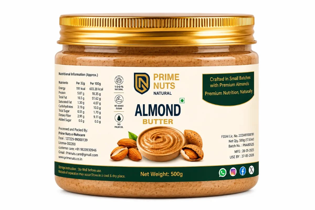 Almonds Butter 500g by Prime Nuts