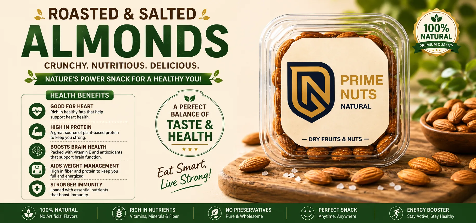 Diwali Special - Prime Nuts offer banner