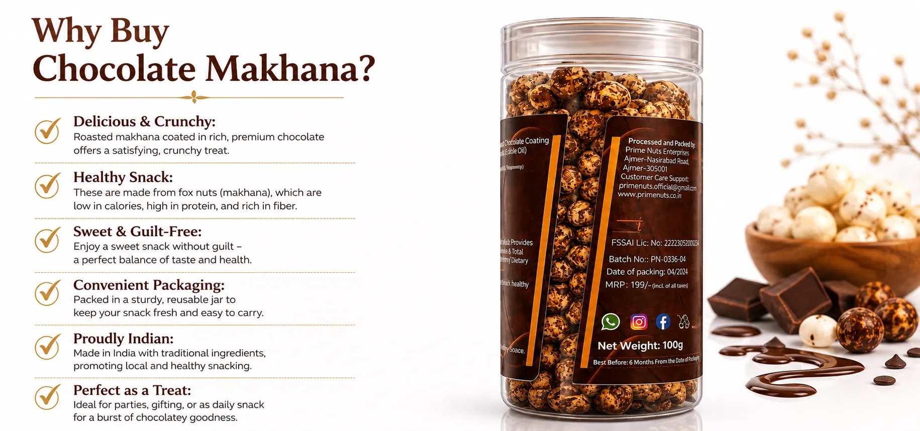 Healthy Living - Prime Nuts offer banner
