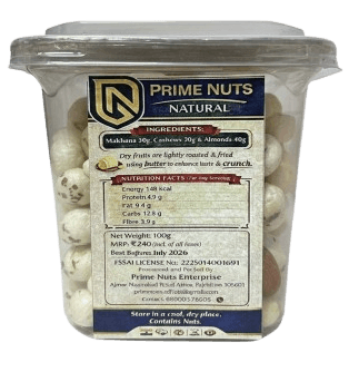Makhana Mix 100g pack by Prime Nuts