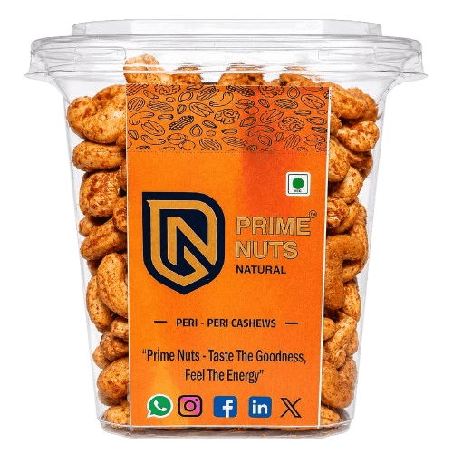 Peri Peri Cashews 400g pack by Prime Nuts